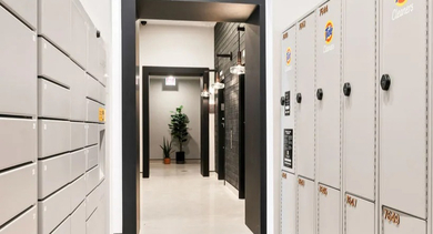 Convenient package lockers and dry cleaning services available at Avra West Loop apartments in Chicago