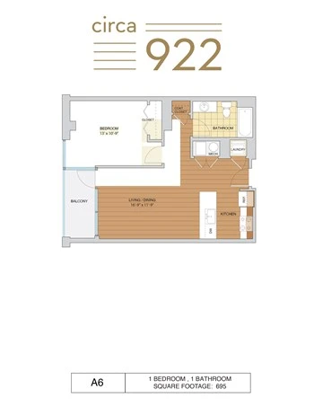 Unit 0719 floor plan