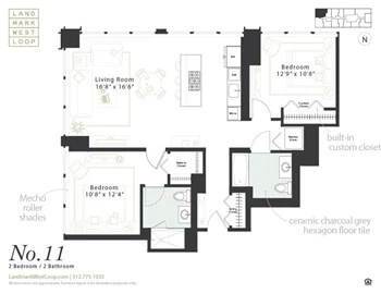 Unit 1111 floor plan