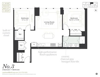 Unit 0903 floor plan