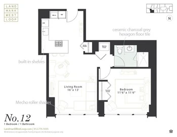 Unit 3012 floor plan