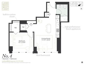 Unit 2604 floor plan