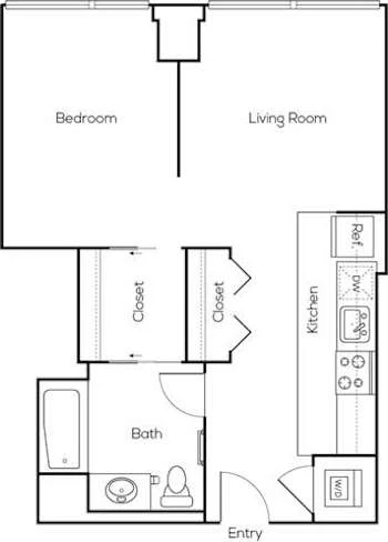 Unit 515 floor plan