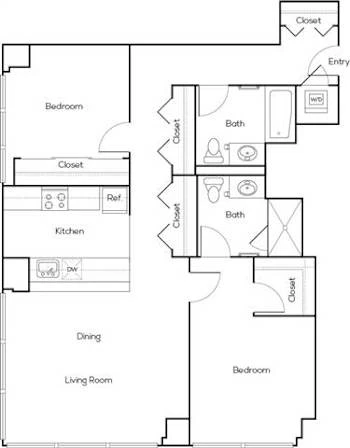 Unit 512 floor plan