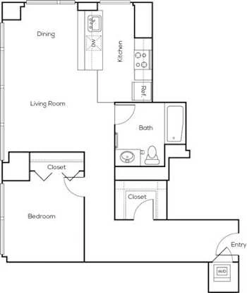 Unit 514 floor plan