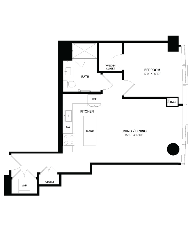 Unit 1707 floor plan