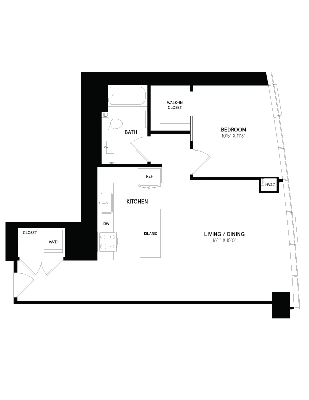 Unit 3705 floor plan