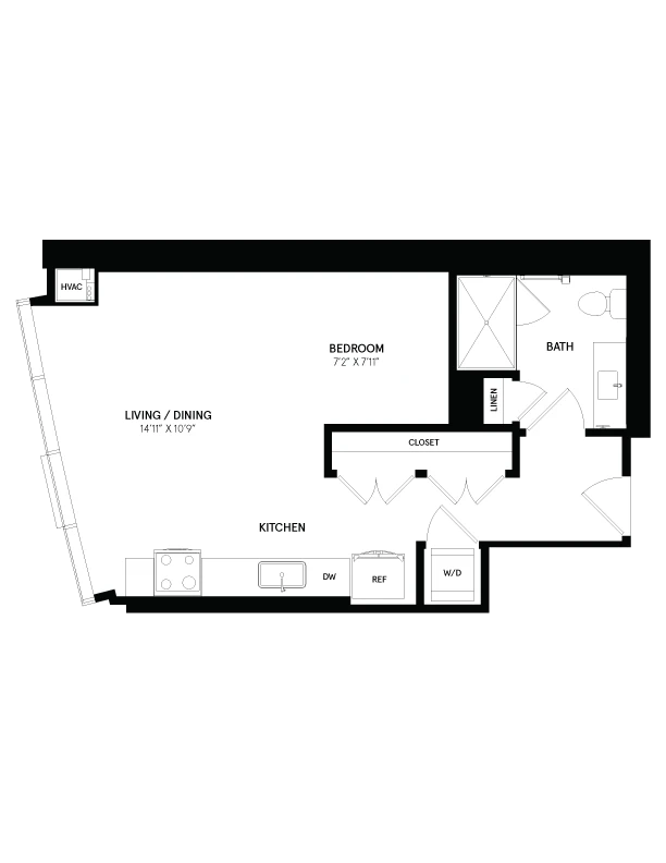 Unit 0911 floor plan