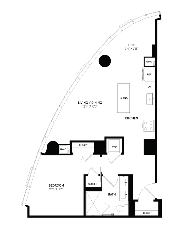 Unit 2201 floor plan