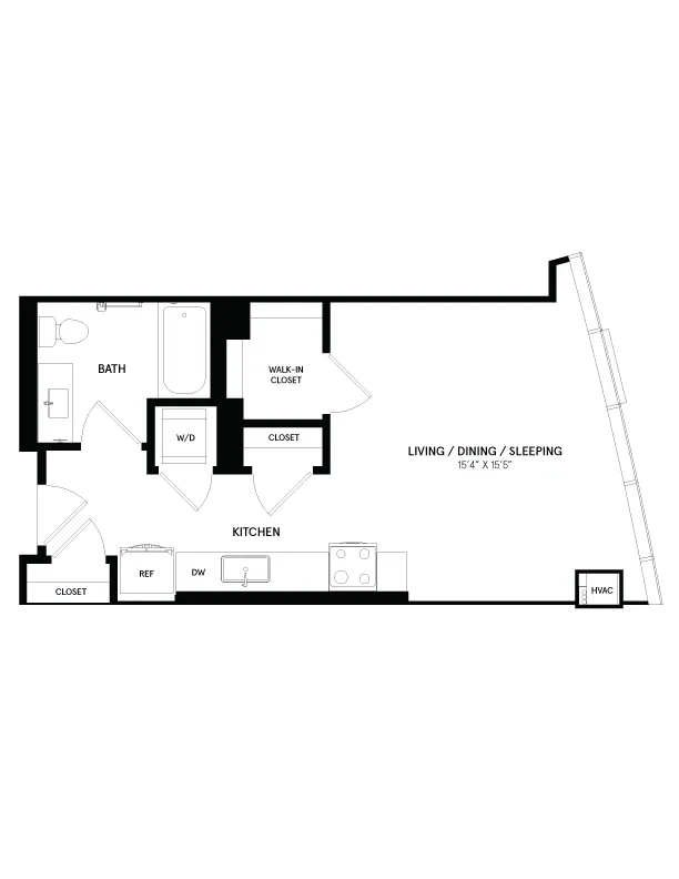 Unit 3803 floor plan
