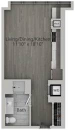 Unit 1209 floor plan