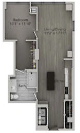 Unit 0712 floor plan