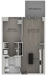 Unit 0304 floor plan