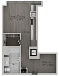Unit 0809 floor plan