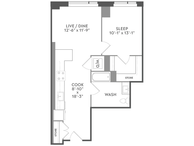 Unit 503 floor plan