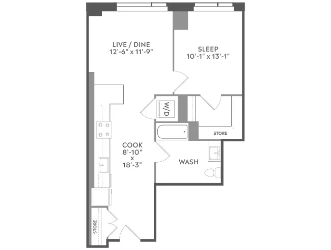 Unit 703 floor plan