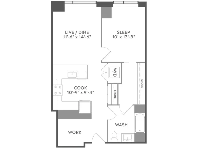 Unit 306 floor plan