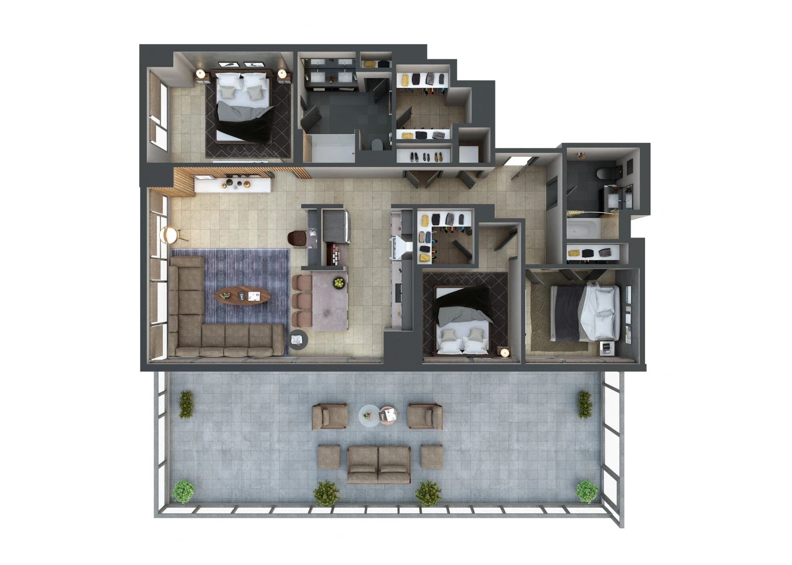 Unit U1503 floor plan
