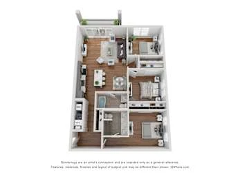 Unit 33-201 floor plan
