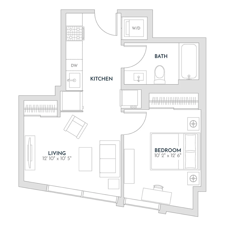 Unit 804 floor plan