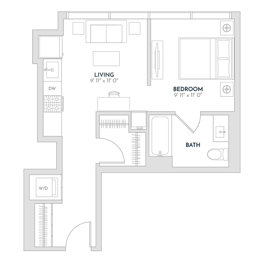 Unit 601 floor plan