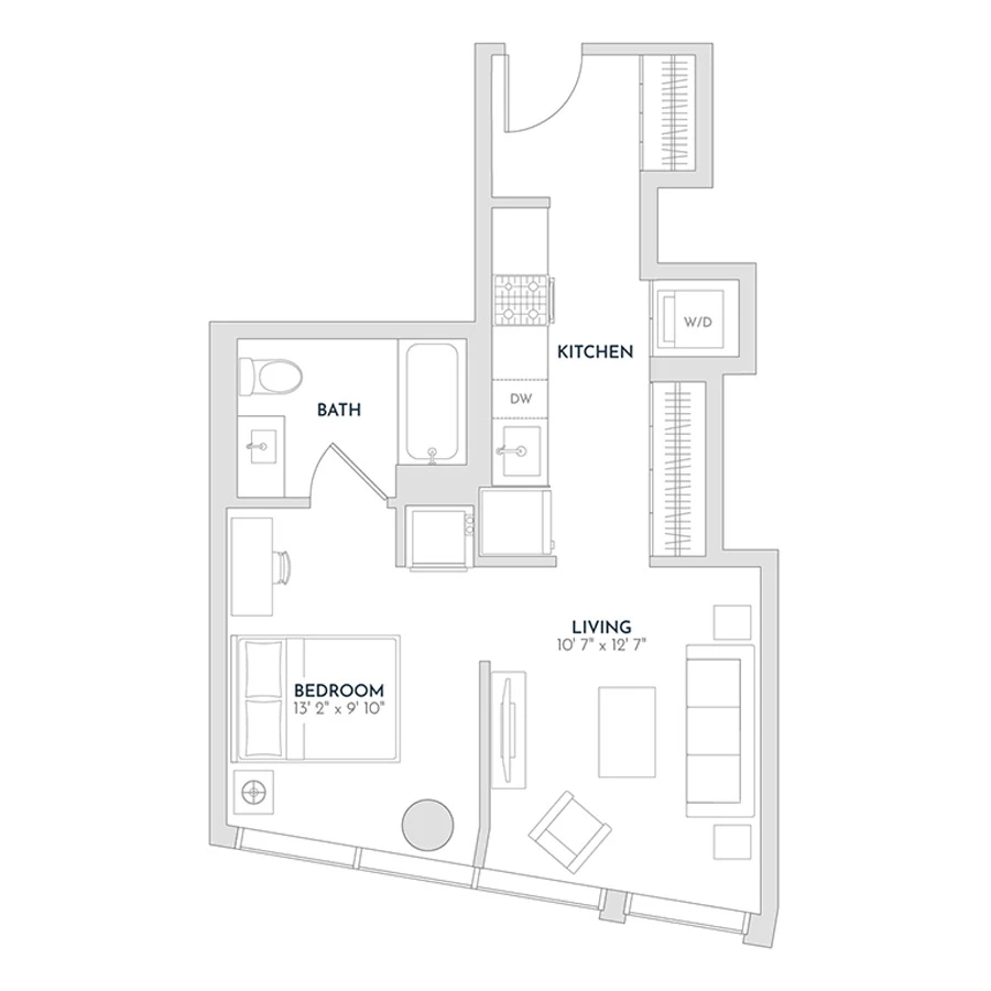 Unit 408 floor plan