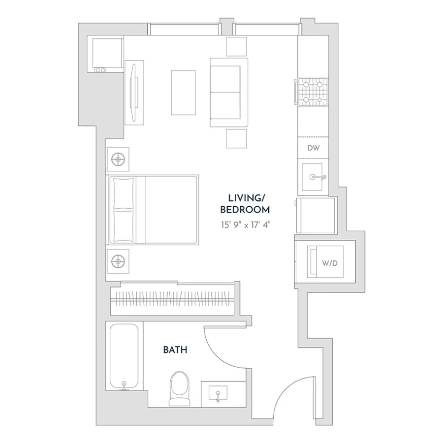 Unit 1703 floor plan