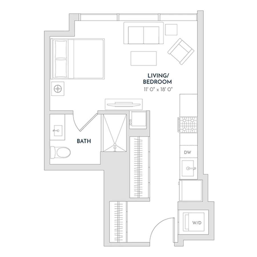Unit 1207 floor plan