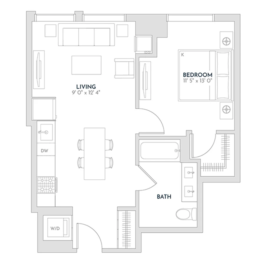 Unit 1209 floor plan