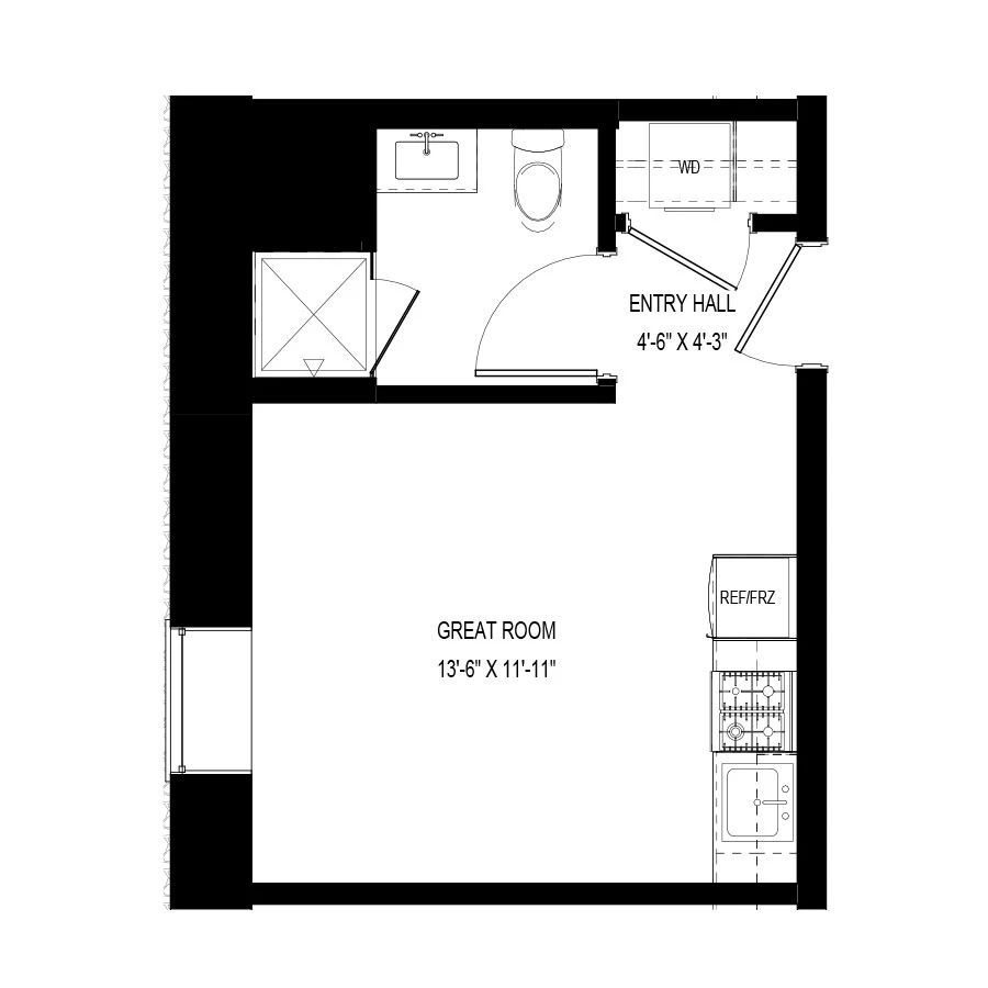 Unit 020 floor plan