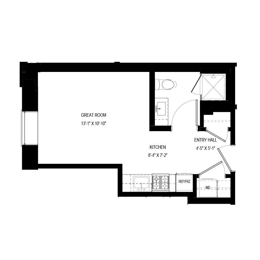 Unit 213 floor plan