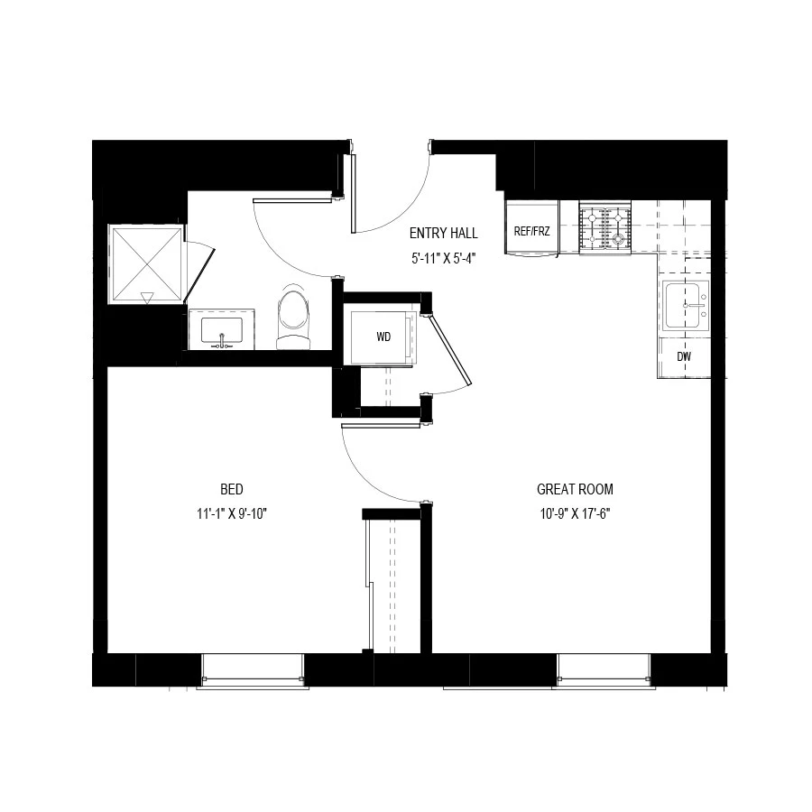 Unit 005 floor plan