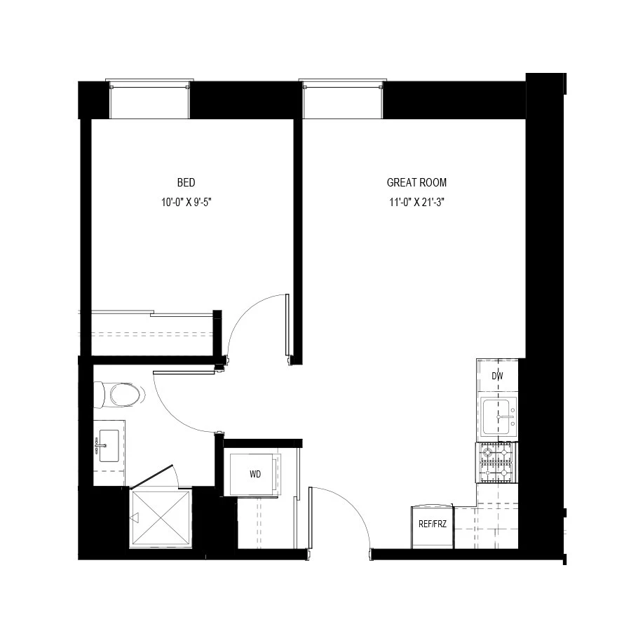 Unit 010 floor plan