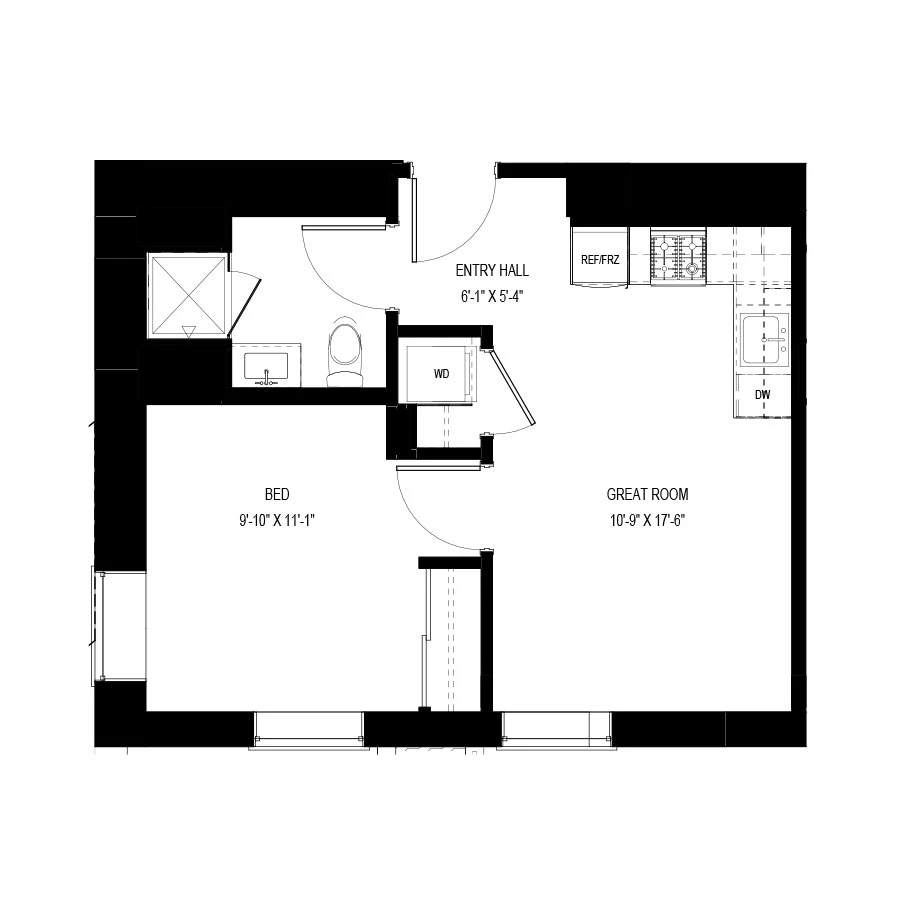Unit 437 floor plan