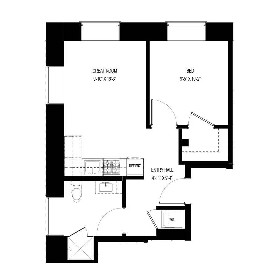 Unit 329 floor plan