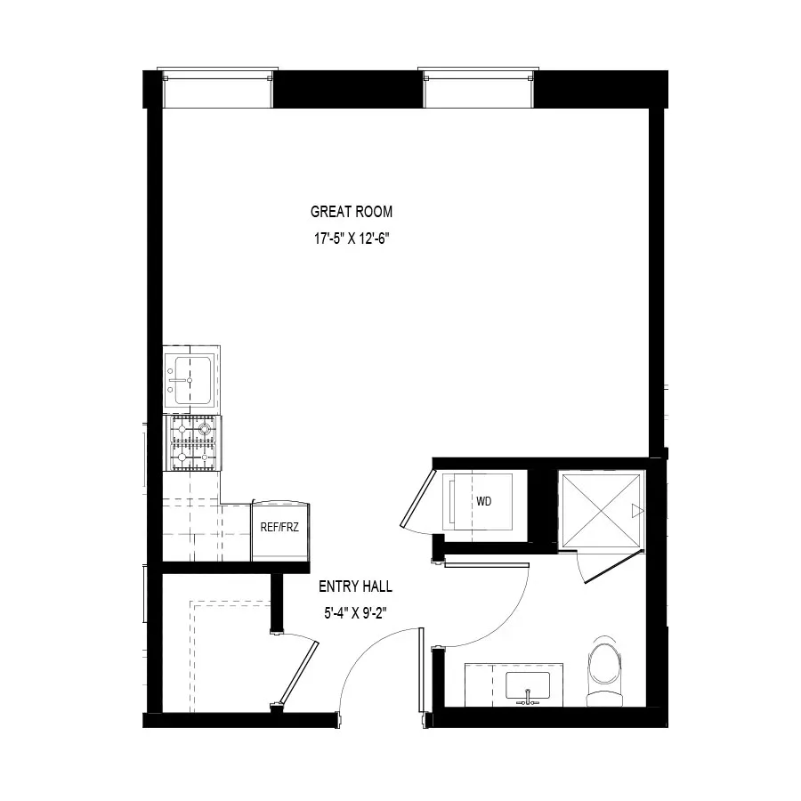 Unit 409 floor plan
