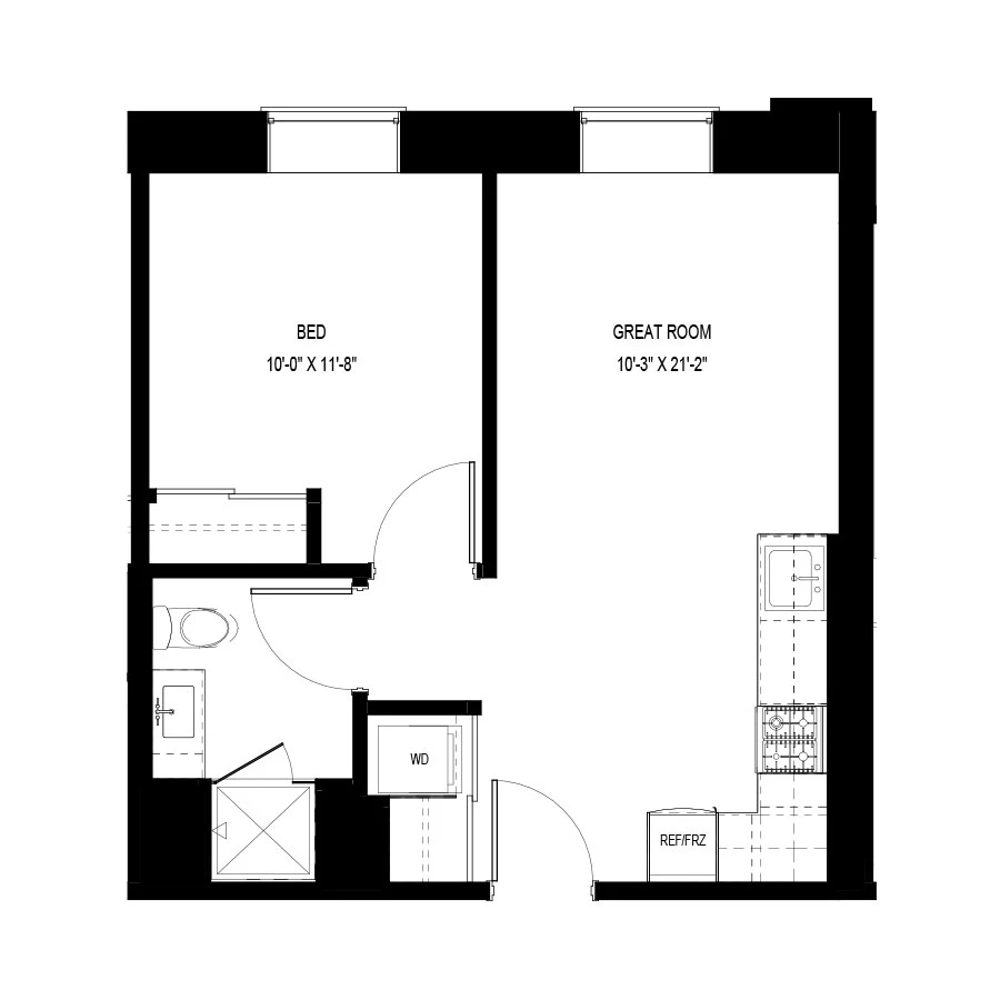 Unit 008 floor plan