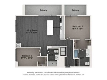 Unit 0312 floor plan