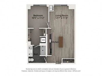 Unit 0309 floor plan