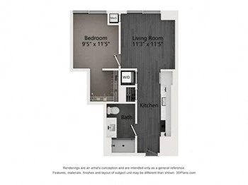 Unit 0606 floor plan