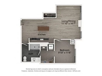 Unit 1010 floor plan