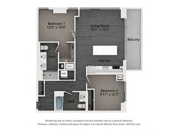 Unit 0601 floor plan