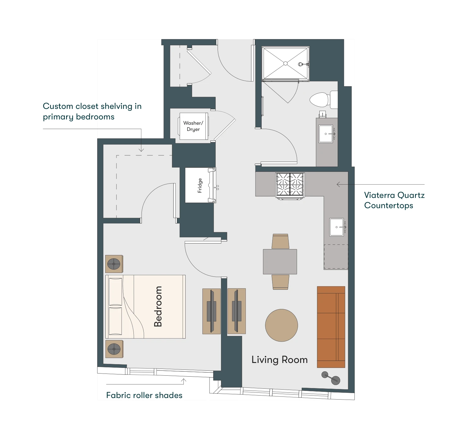Unit 705 floor plan