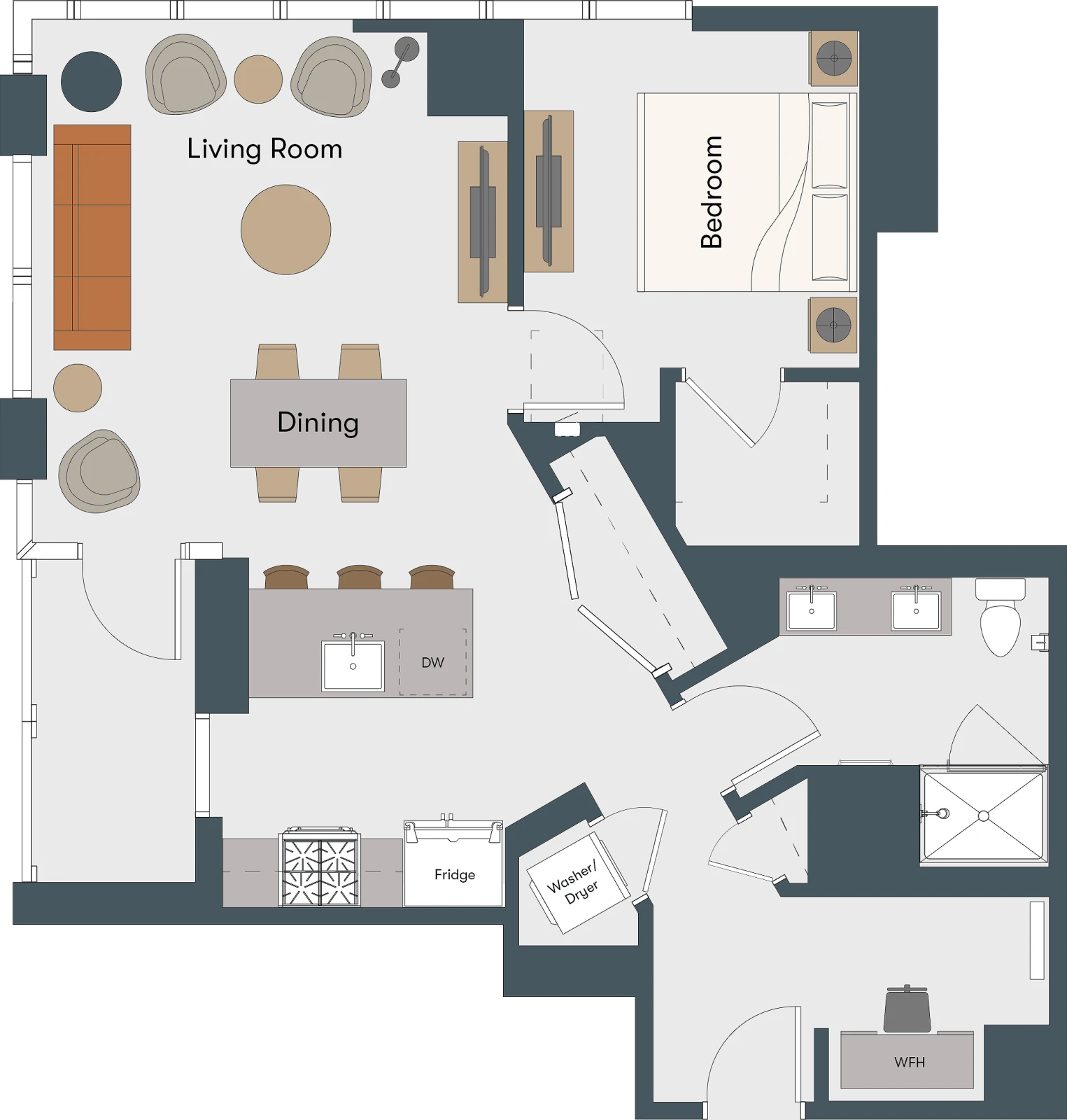 Unit 402 floor plan