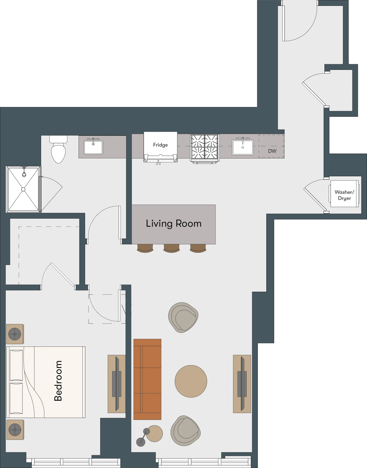Unit 409 floor plan