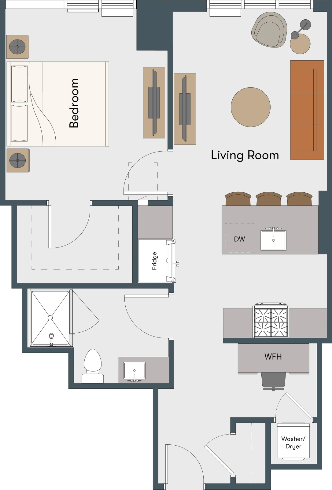 Unit 906 floor plan