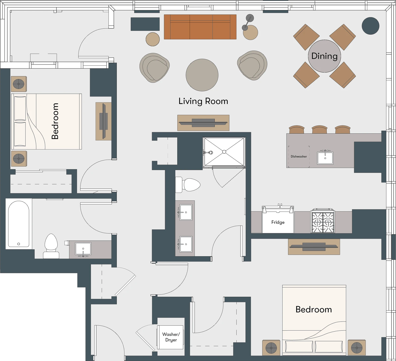 Unit 1712 floor plan