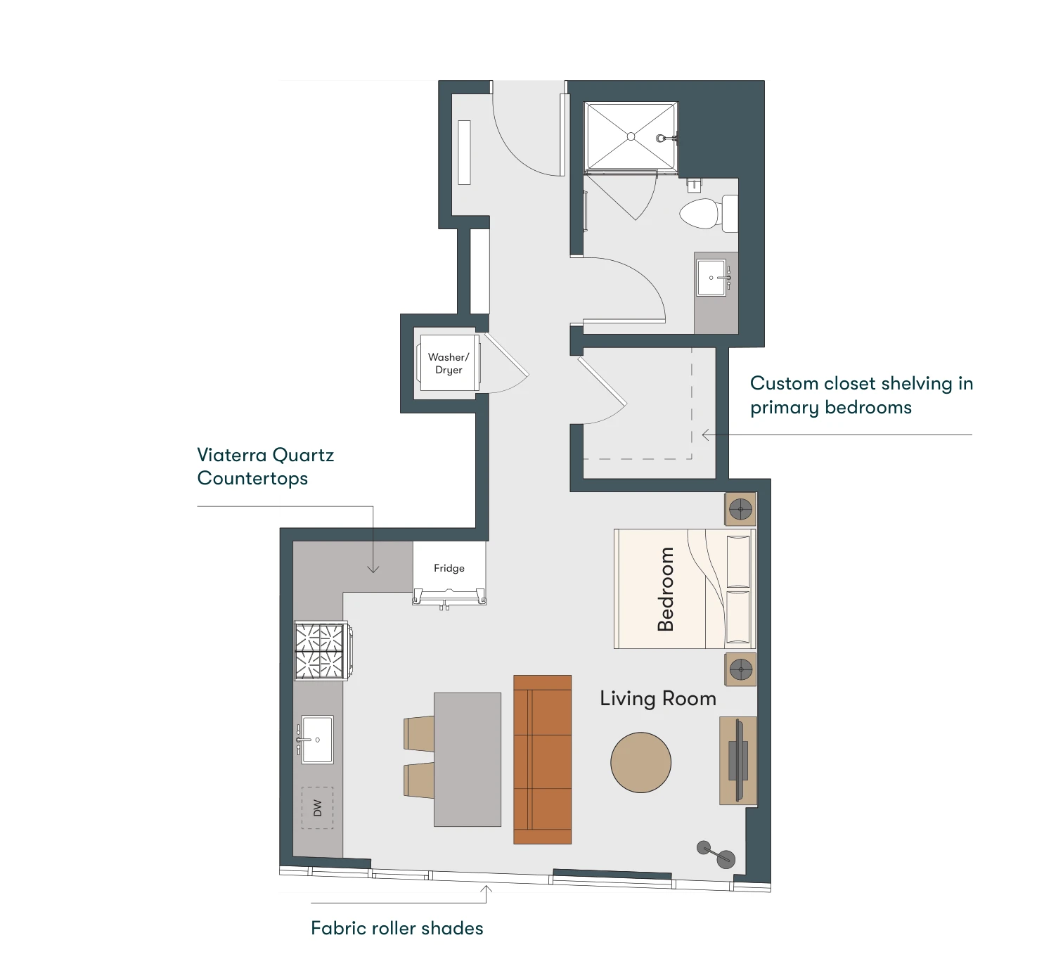 Unit 511 floor plan