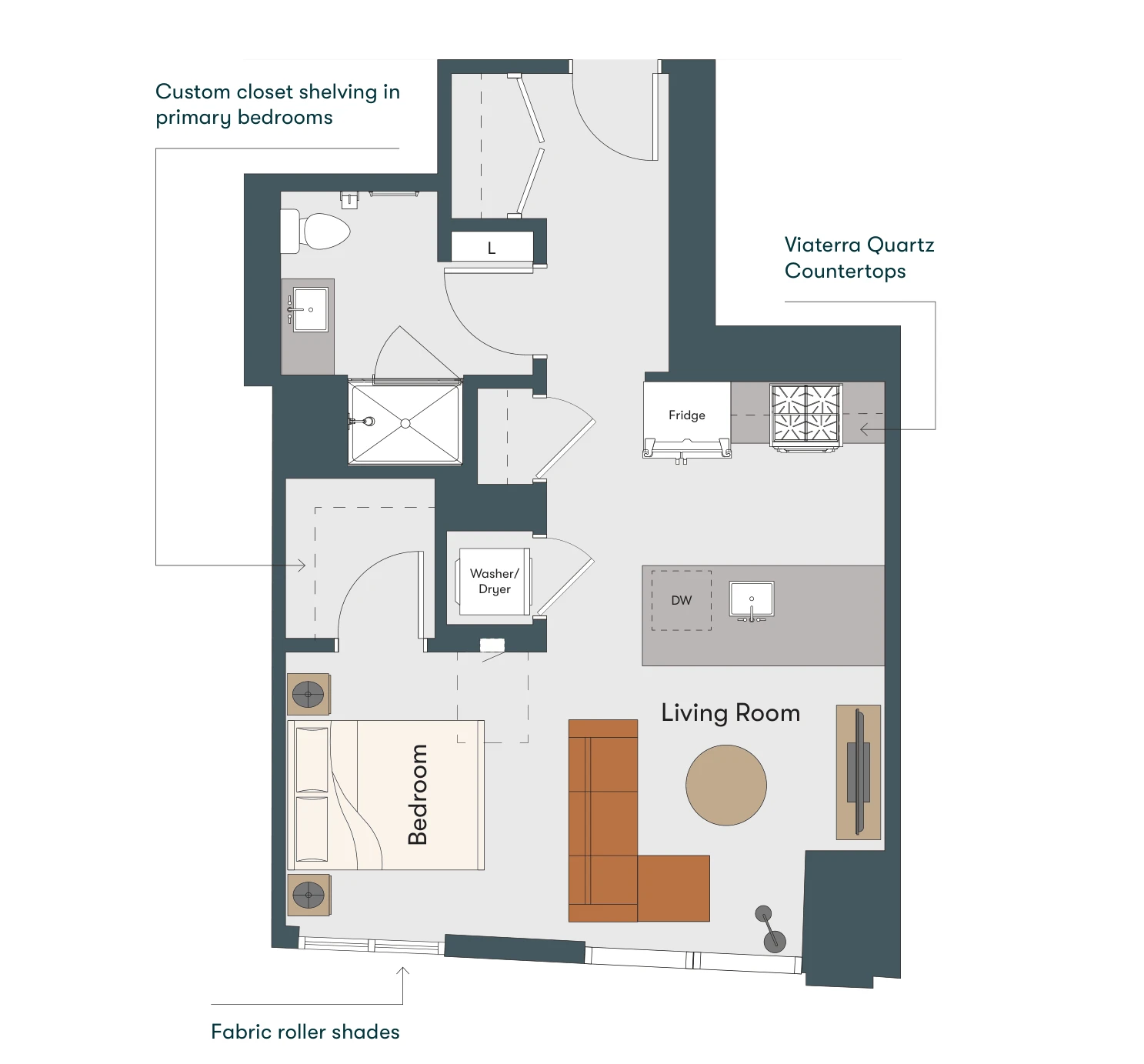 Unit 507 floor plan