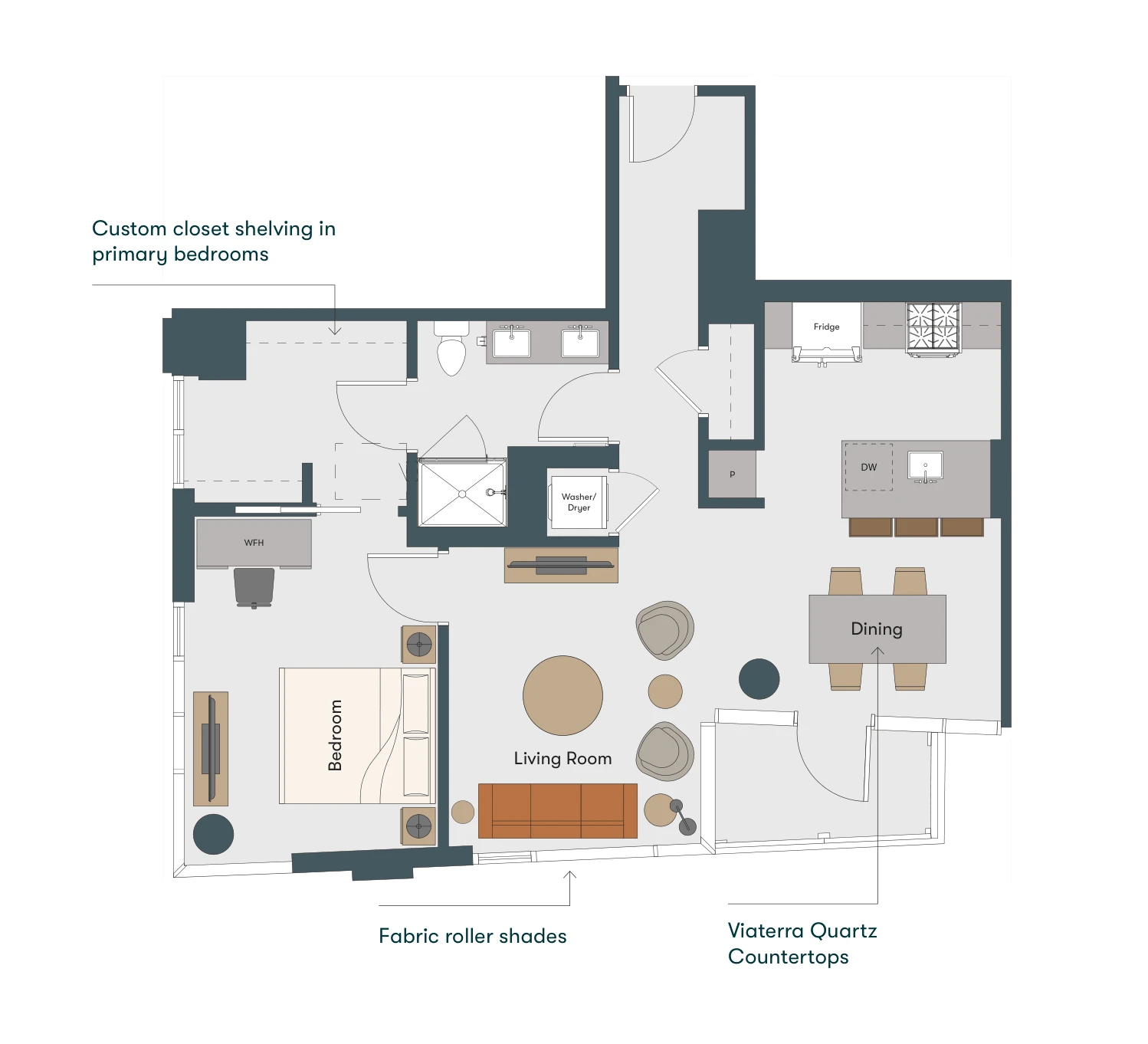 Unit 403 floor plan